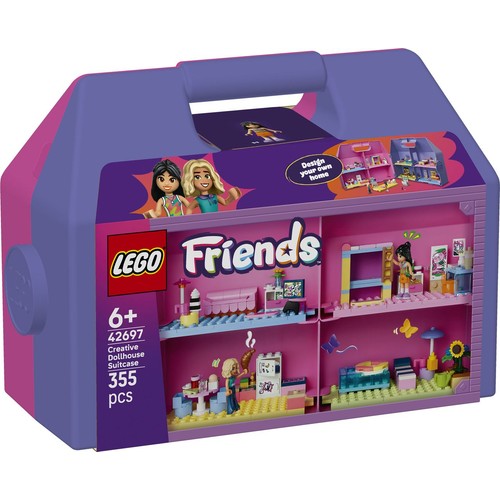 Friends Kreatywna walizka z domkiem dla lalek 42697 LEGO 1 sztuka