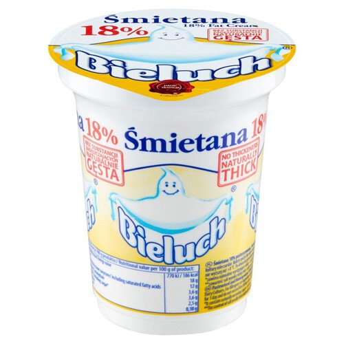 Śmietana 18%   Bieluch 330 g