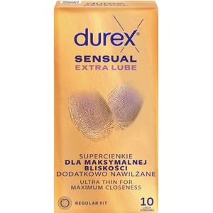 Prezerwatywy Sensual Extra Lubricated   Durex 10 sztuk