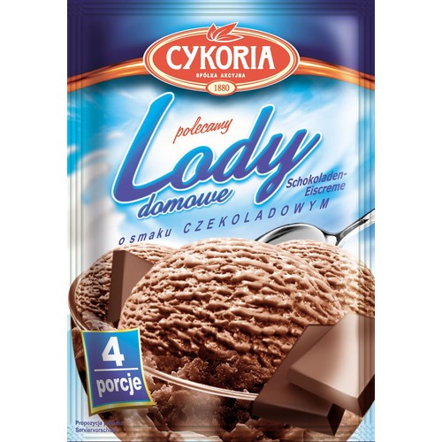 Lody domowe o smaku czekoladowym Cykoria 60 g