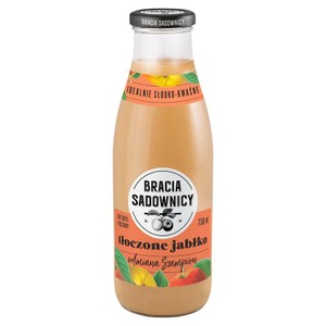 Sok jabłkowy, tłoczony z całych owoców odmiany Szampion Bracia Sadownicy 750 ml