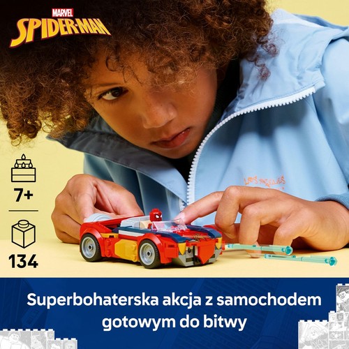 Marvel Spider-Man w samochodzie kontra zvenomowany Wolverine 76336 LEGO 1 sztuka