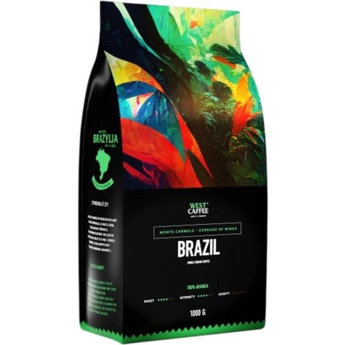 Kawa ziarnista Brazil 100% Arabica West Caffee 1 kg
