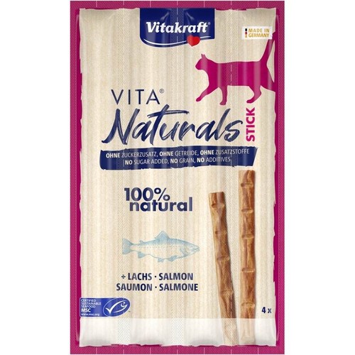 Przysmak dla kotów Vita Naturals z łososiem Vitakraft 4 x 5 g
