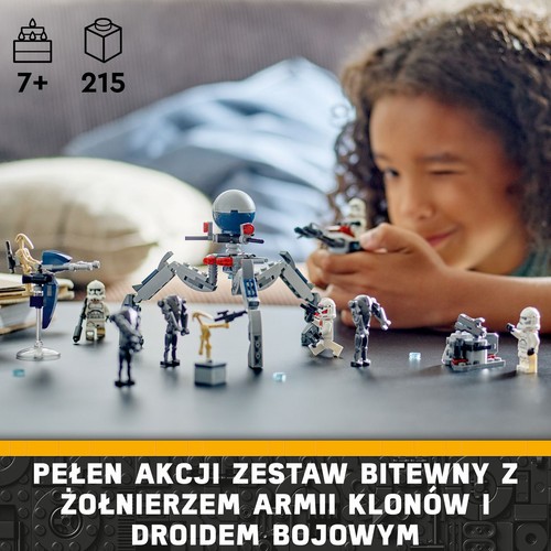 Star Wars Zestaw bitewny z żołnierzem armii klonów™ i droidem bojowym™ 75372 LEGO 1 sztuka