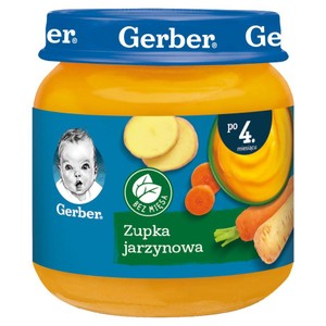 Zupka jarzynowa po 4. miesiącu Gerber 125 g