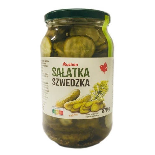 Sałatka szwedzka Auchan 830 g