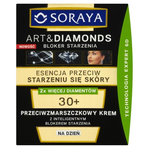 Przeciwzmarszczkowy krem na dzień 30+ Art & Diamonds SORAYA 50 ml