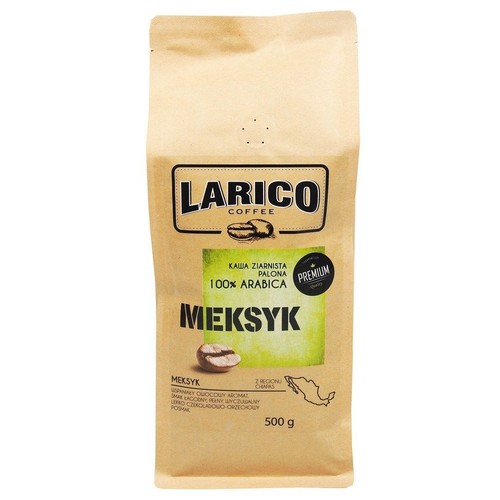 Kawa ziarnista palona 100% Arabica Meksyk Larico 500 g