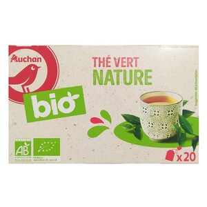 BIO Herbata zielona ekspresowa Auchan 20 torebek