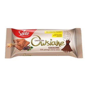 Ciasteczka owsiane kakaowe Sante 150 g