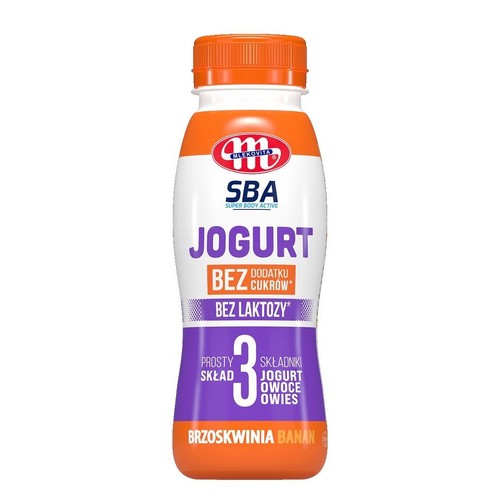 Dar Pure Jogurt o smaku brzoskwinia banan Mlekovita 250 g