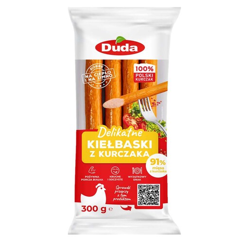 Kiełbaski w kurczaka Duda 300 g