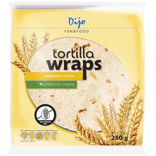 Tortilla - placki pszenne Dijo 250 g