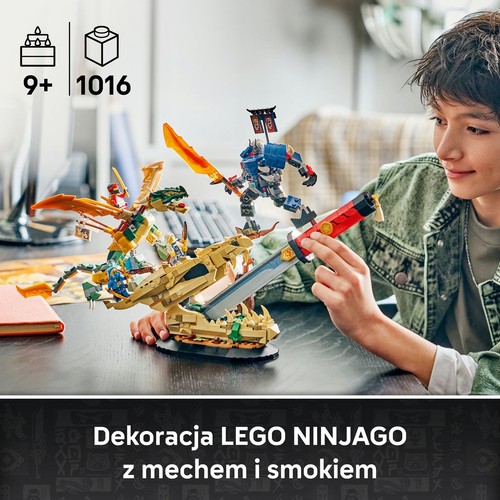 NINJAGO Bitwa o Smocze Ostrze, dekoracja 71871 LEGO 1 sztuka