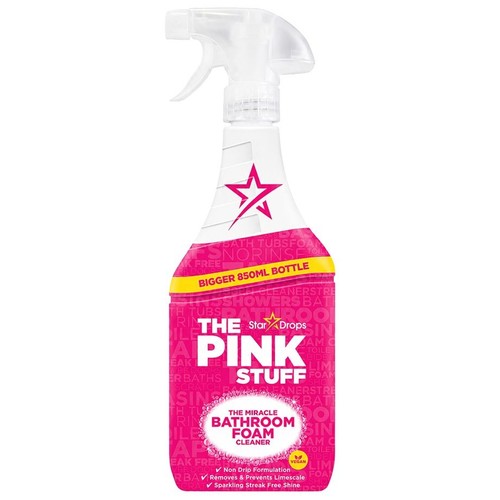 Pianka do czyszczenia łazienek The Pink Stuff, 850ml. Usuwa kamień, zapewnia połysk bez smug.