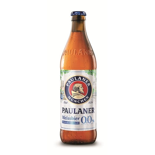 Piwo bezalkoholowe 0.0% Weissbier  Paulaner 500 ml