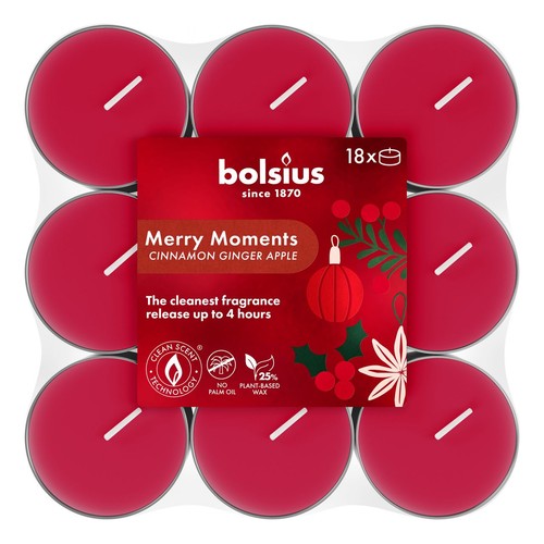 Podgrzewacze zapachowe Merry Moments Bolsius 18 sztuk