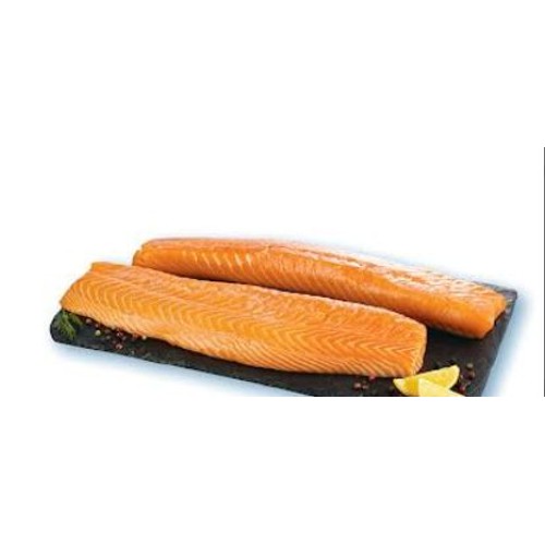 Polędwica z łososia ze skórą Mój targ ryb na wagę ok.500g