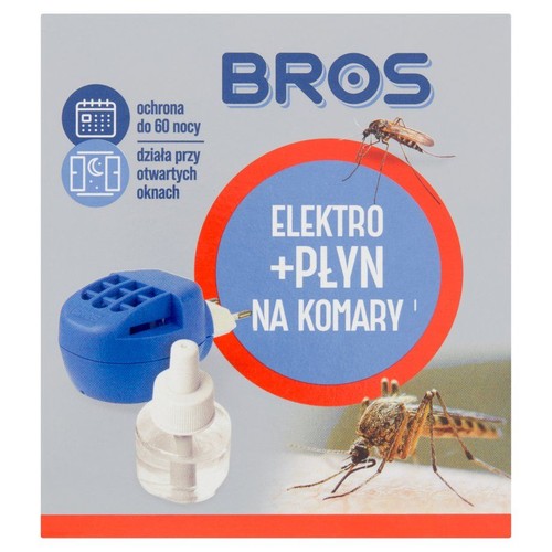 Elektro + płyn na komary BROS zestaw