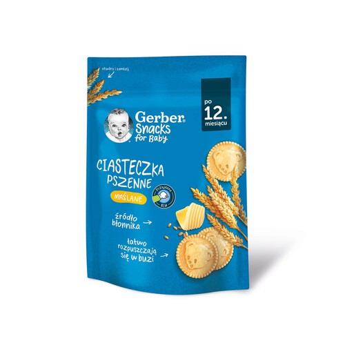 Ciasteczka pszenne maślane po 12 miesiącu Gerber 150 g