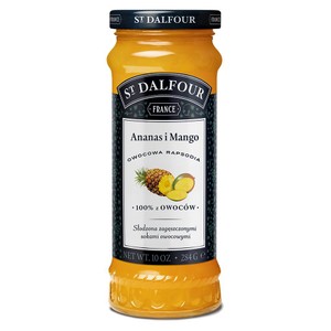 Konfitura z ananasów i mango słodzona sokiem owocowym St. Dalfour 284 g