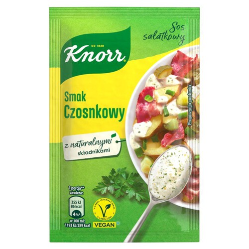 Sos sałatkowy czosnkowy Knorr 9 g