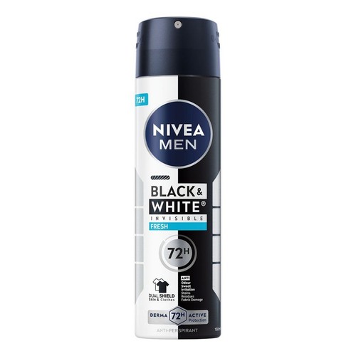 Antyperspirant dla mężczyzn Black & White  NIVEA MEN 150 ml
