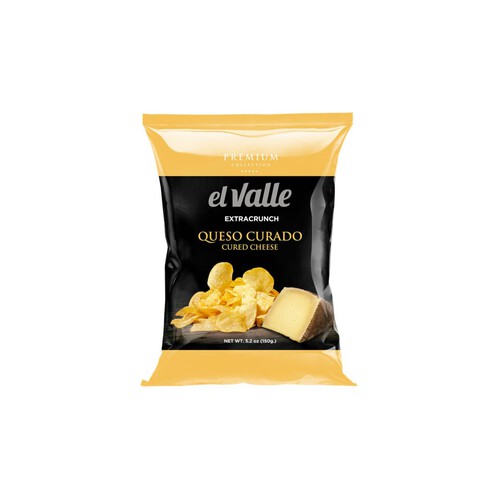 Chipsy ziemniaczane o smaku sera wędzonego El Valle 150 g