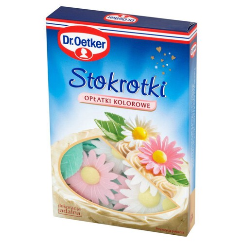 Stokrotki opłatki kolorowe Dr. Oetker 8 sztuk