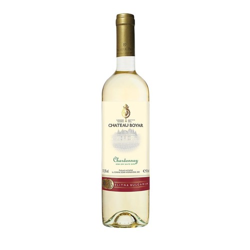 Wino bułgarskie białe półwytrawne alk. 11,5% obj. Chateu Boyar 750 ml