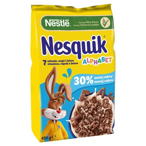 Płatki Nesquik alphabet Nestle 450 g