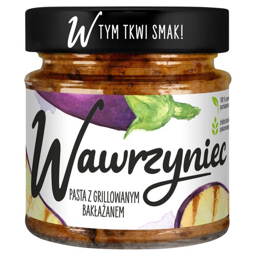 Pasta warzywna z grillowanym bakłażanem Wawrzyniec 180 g