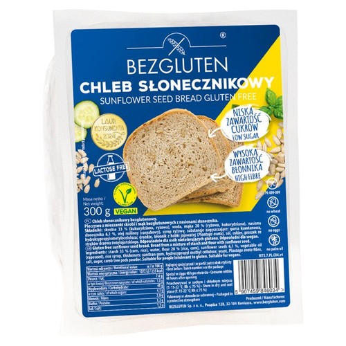 Chleb słonecznikowy Bezgluten 300 g