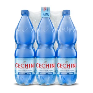 Woda niegazowana mineralna wysokonasycona Cechini Muszyna 6 x 1,75 l