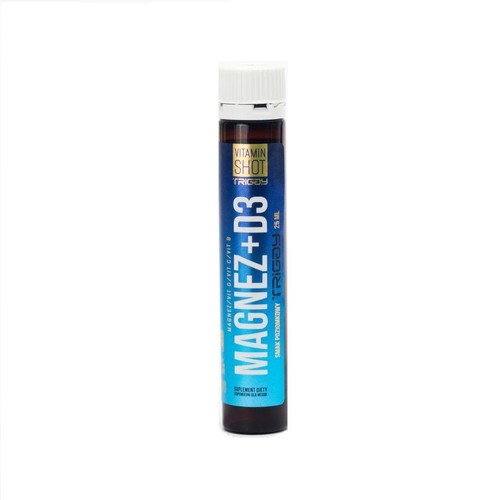 Shot Magnez + D3 smak poziomkowy Triggy 25 ml