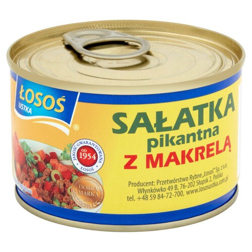 Sałatka pikantna z makreli Łosoś Ustka 170 g