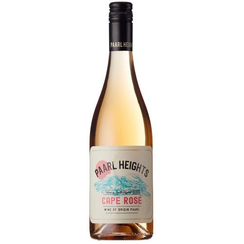 Wino południowoafrykańskie różowe wytrawne Cape Rose alk. 12,5% obj. Paarl Heights 750 ml