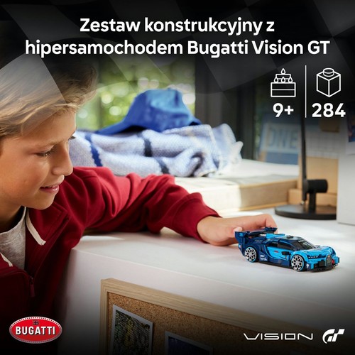 Speed Champions Hipersamochód sportowy Bugatti Vision Gran Turismo 77253 LEGO 1 sztuka