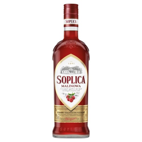 Wódka smakowa Malinowa alk. 26,0% obj. Soplica 500 ml