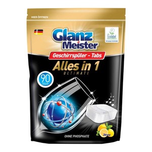 Tabletki do zmywarki Alles in 1 zitrone Glanz Meister 90 tabletek