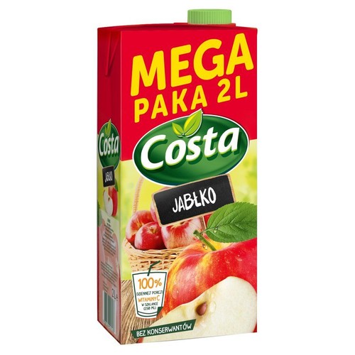 Napój jabłko Costa 2 l 