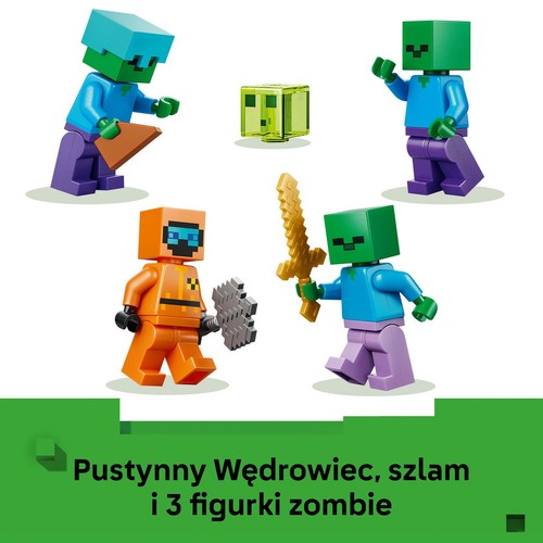 Zestaw konstrukcyjny Minecraft® Loch zombie 21587 LEGO 1 sztuka