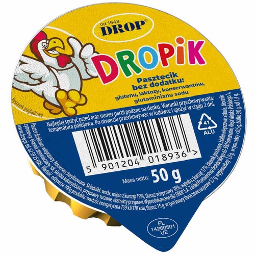 Dropik pasztecik drobiowo-wieprzowy  DROP 50 g