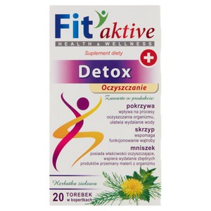 Herbata ziołowa Detox  Fit Aktive 20 torebek