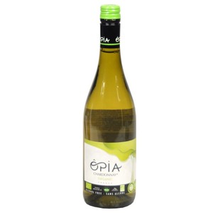 BIO Wino Chardonnay białe bezalkoholowe   Opia 750 ml