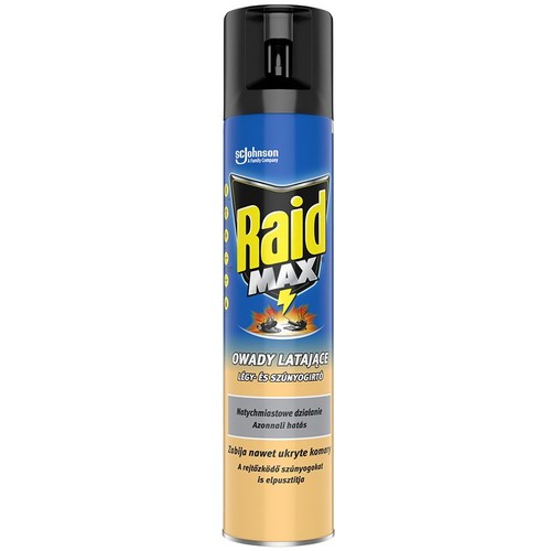Raid Max przeciw owadom latającym w aerozolu Raid 300 ml