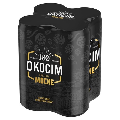 Piwo jasne mocne alk. 6,5% obj. Okocim 4 x 500 ml