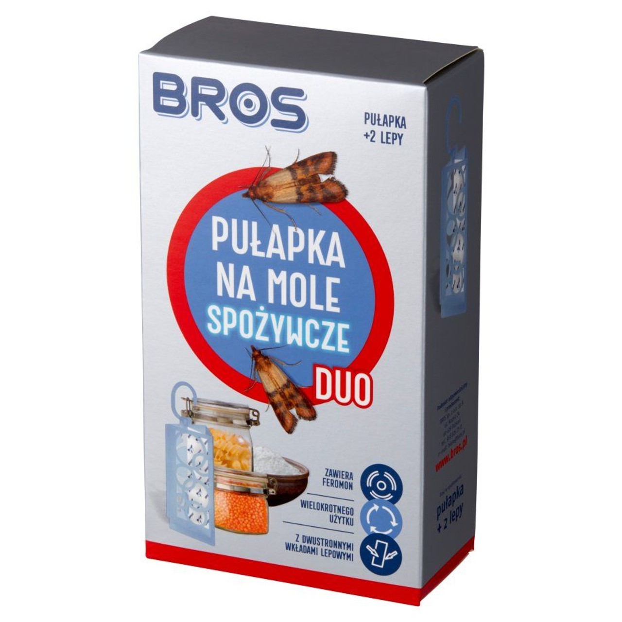 Pułapka na mole spożywcze BROS zestaw