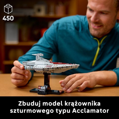 Star Wars™ Krążownik szturmowy typu Acclamator 75404 LEGO 1 sztuka